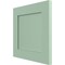 Ekena Millwork 12"W x 12"H True Fit PVC Flat Panel Shutters Sample, Seaglass SAMPLE-TFPFPSG - alternate 5